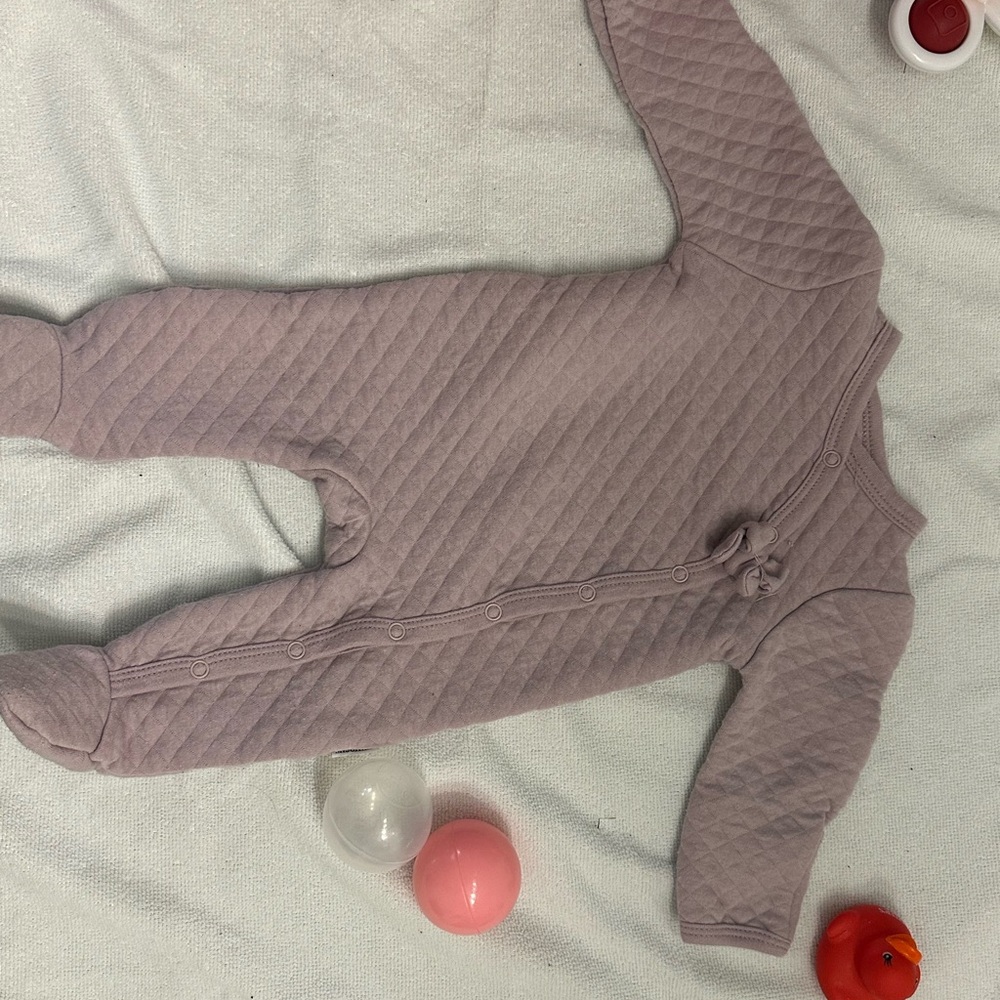 Quilted Lavender Kids One Piece